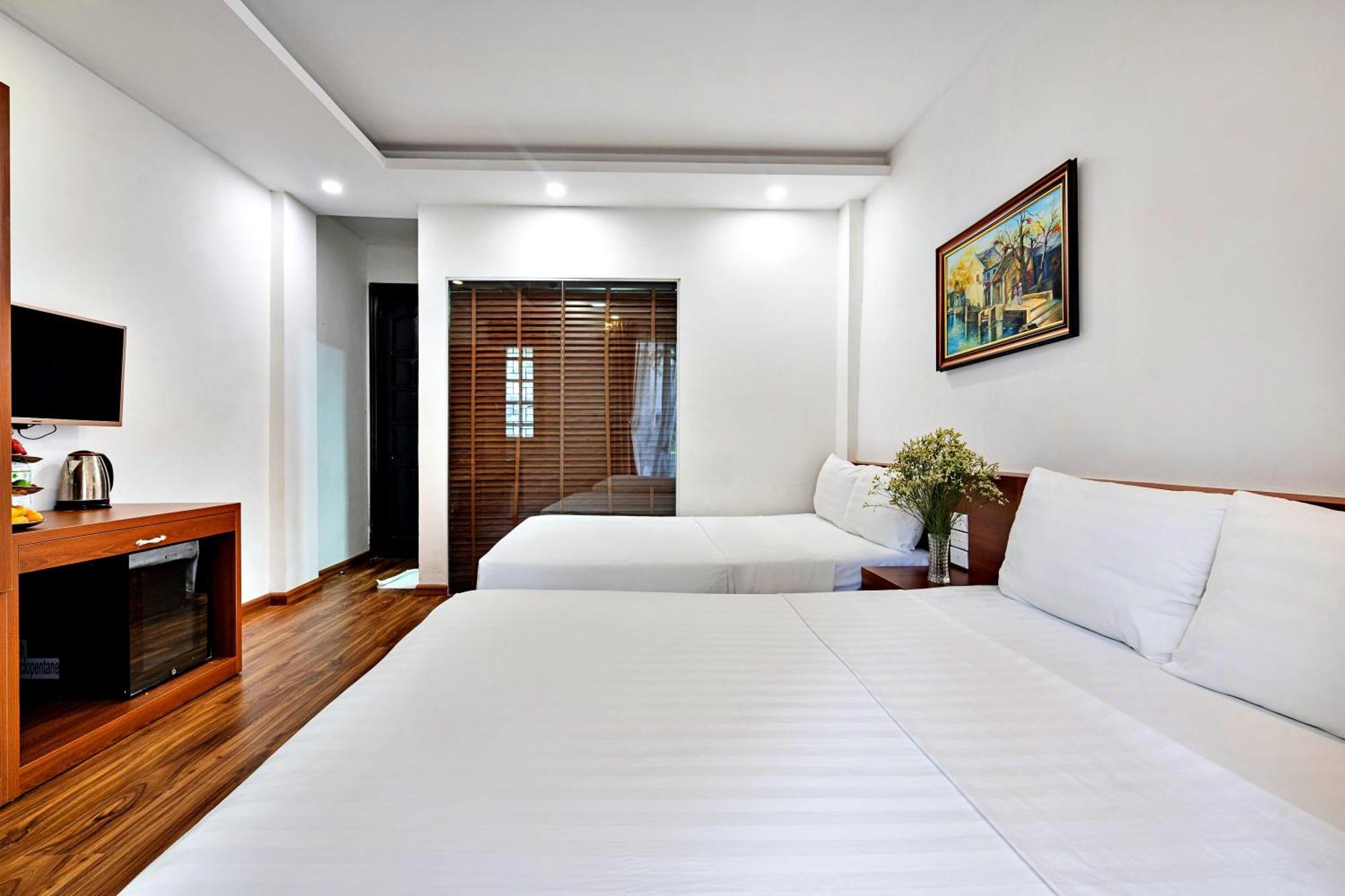 Hanz Ami Central Hotel 河内 客房 照片