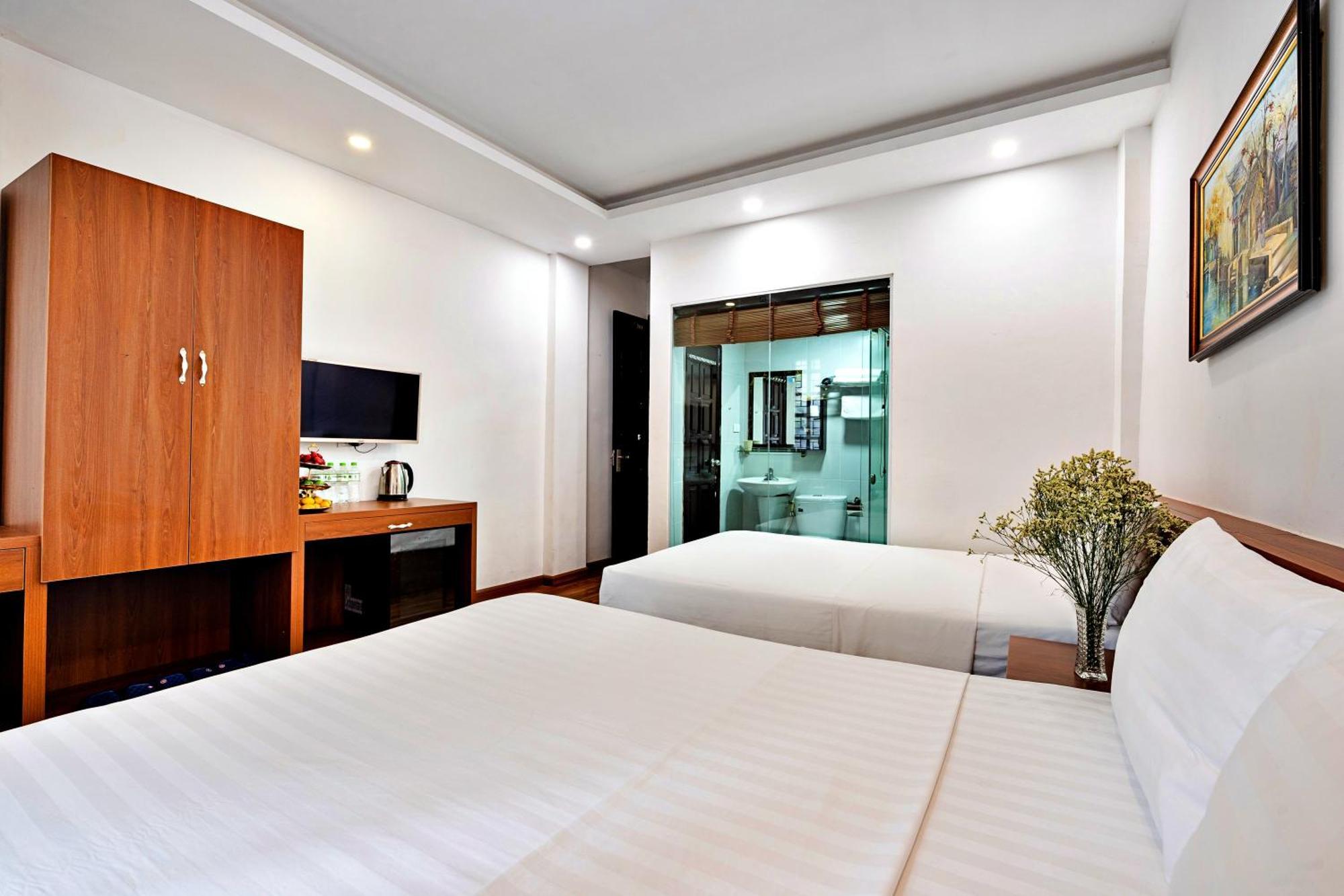 Hanz Ami Central Hotel 河内 客房 照片